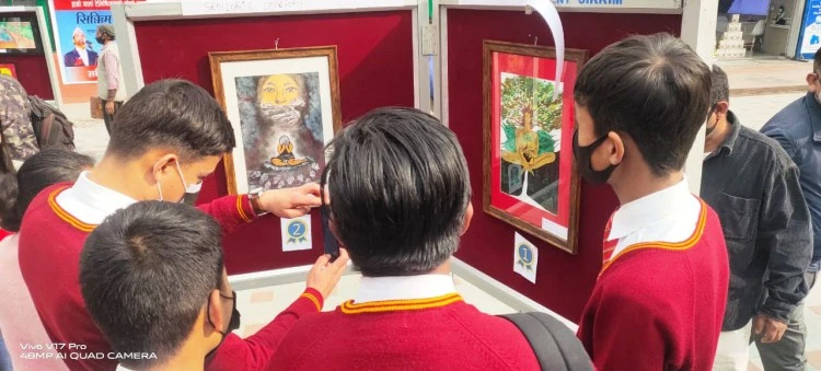 Sikkim Sahitya Utsav – Student Painting Contest & Exhibition