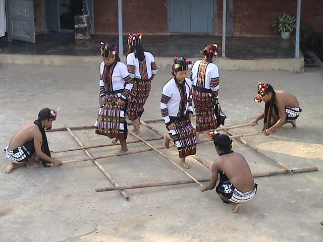 Largest Bamboo Dance (Cheraw) Performance
