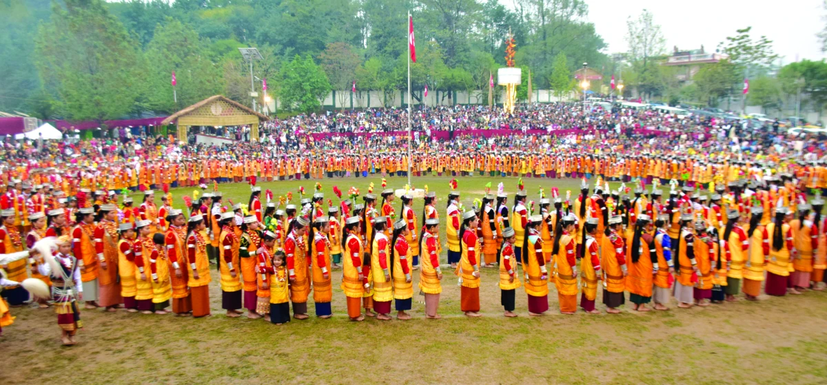Longest Mass Participation in Shad Suk Mynsiem Dance (Shillong)