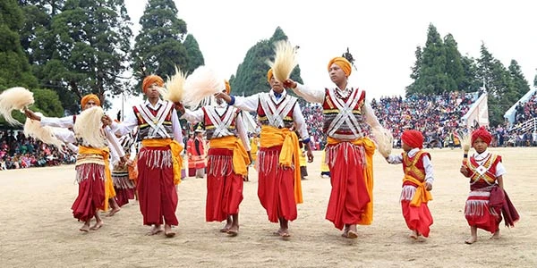 Largest Indigenous Dance Performance - Nongkrem Dance Festival (Smit, Meghalaya)