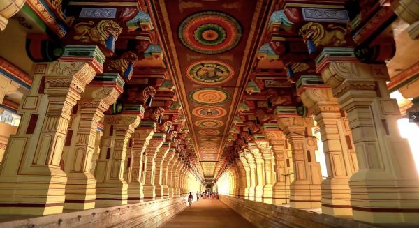 Largest temple corridor in India 
