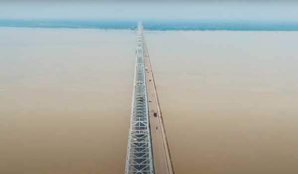 The world's longest river bridge