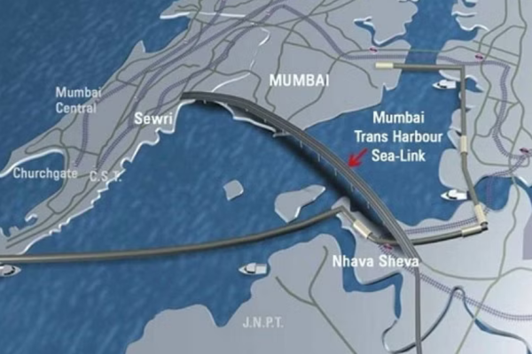 The longest sea bridge in India