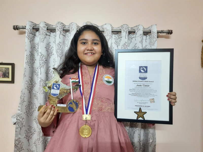 Anisha Talukder - Indian Creative Child Award