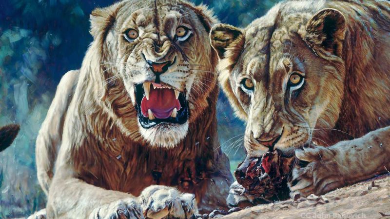 The Savage Tsavo Man-Eaters and the Man Who Stopped Them, They were believed to have eaten up to 135 people.