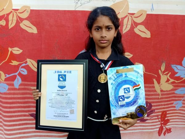 Harshita Vasudevan Indian Record Holder