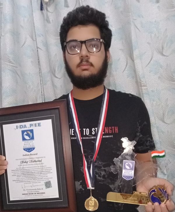 Sahaj Sabharwal  Indian Record Holder