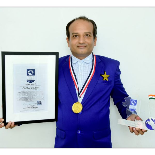 Dr.Rohit M Gohel  Indian Record Holder
