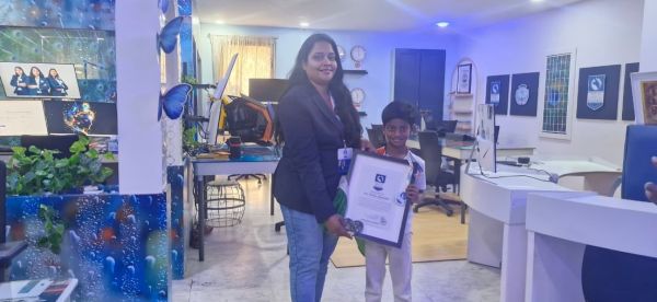 Sai Krithik Jayawardhan  Indian World Record