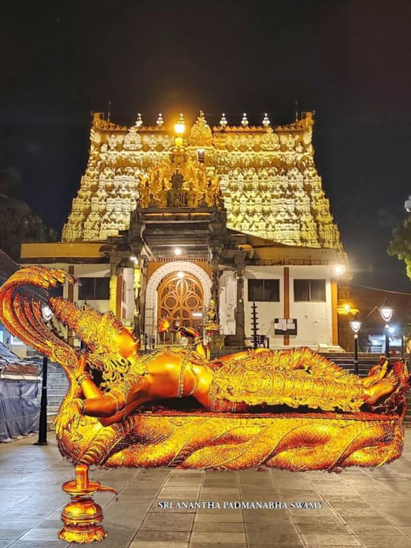 Sree Padmanabhaswamy Temple Indian World Record
