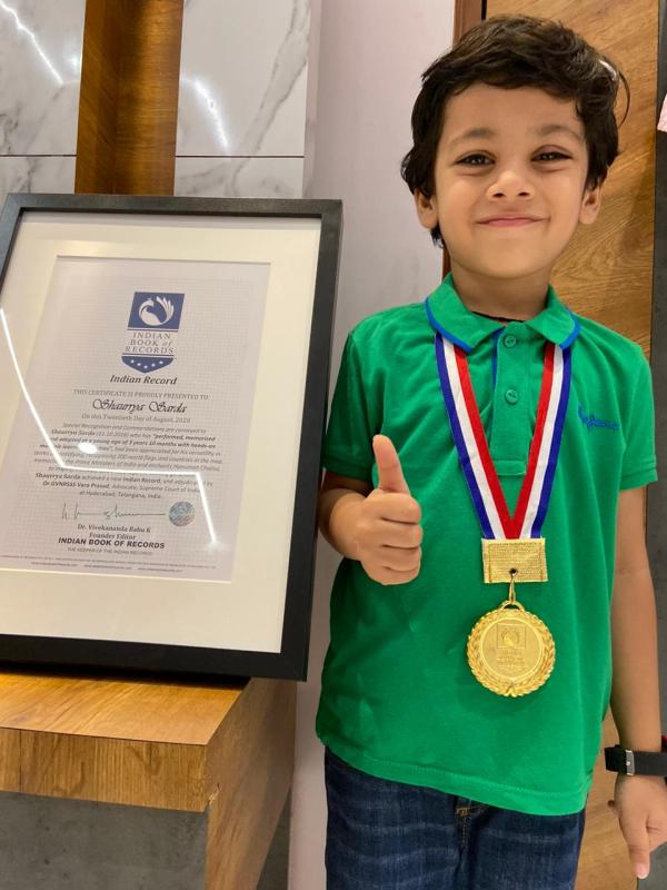 Shaurrya Sarda Indian World Record Holder