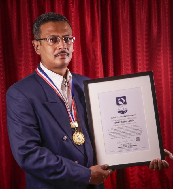 Mr Somen Saha - Indian Humanitarian Awardee 