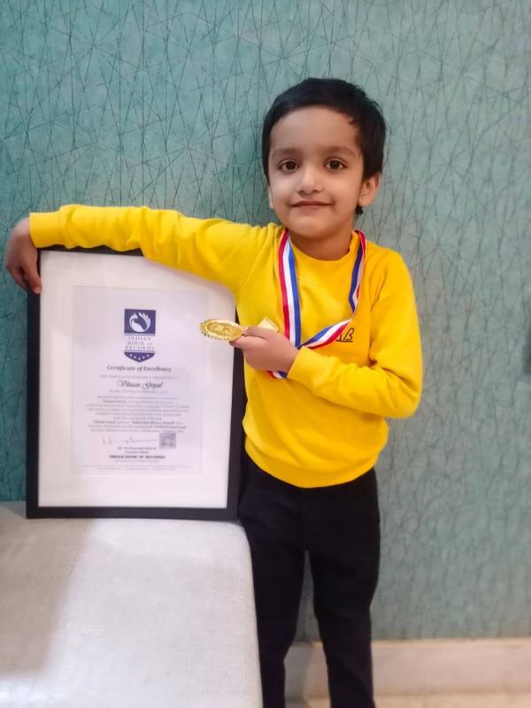 Vihaan GoyaL Indian Excellency Award