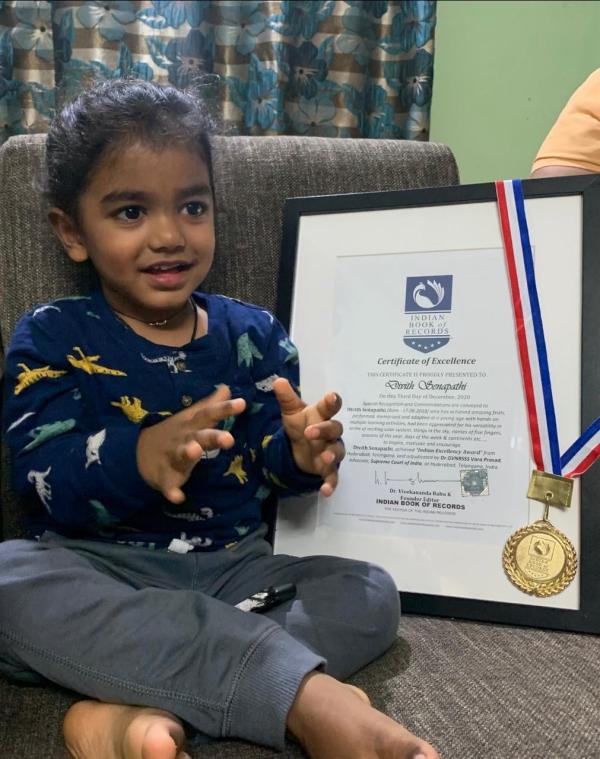 Divith Senapathi Indian Excellency Award