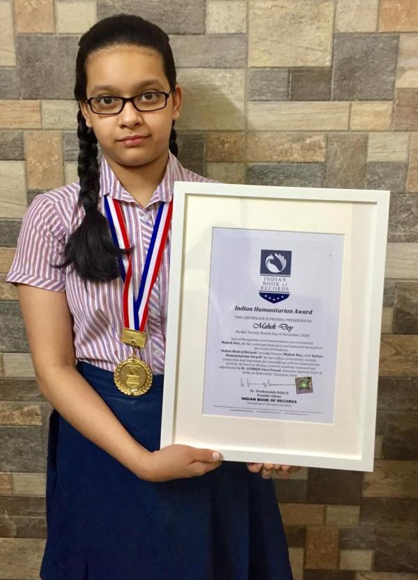 Mahek Dey Indian Humanitarian Award