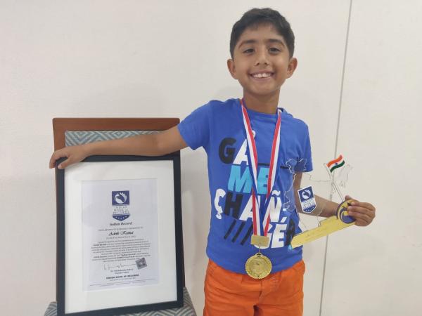 Advik Kumat Indian Record Holder