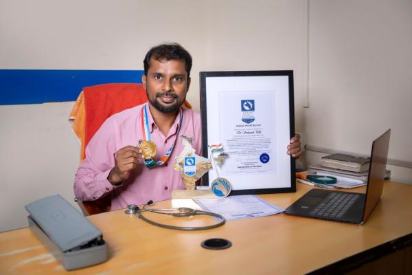 Dr Srikanth Pilli Indian World Record