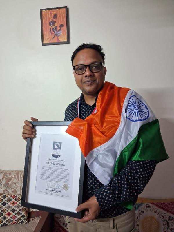 Dr. Nitin Srivastava  Indian Humanitarian Awardee