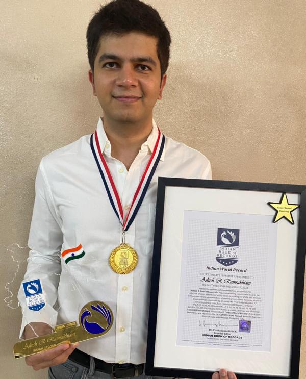 Ashish R Ramrakhiani  Indian World Record