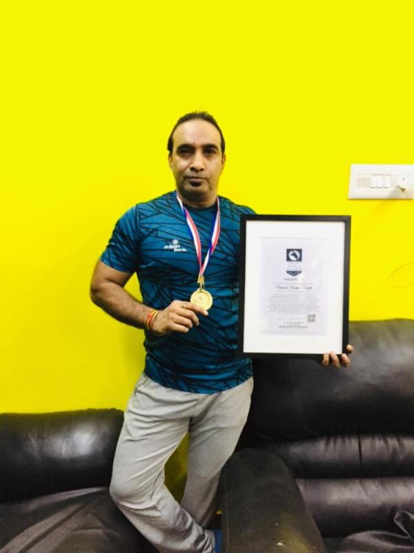 Deepak Kumar Taank  Indian Record