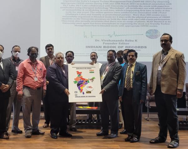 Koneru Lakshmaiah Education Foundation  Indian World Record