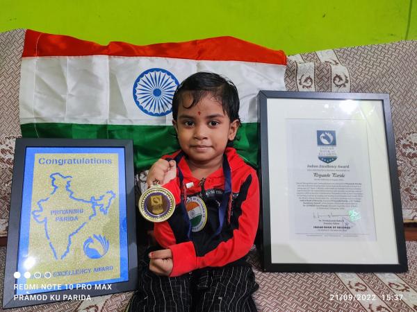 Priyanshi Parida  Indian Excellency Award