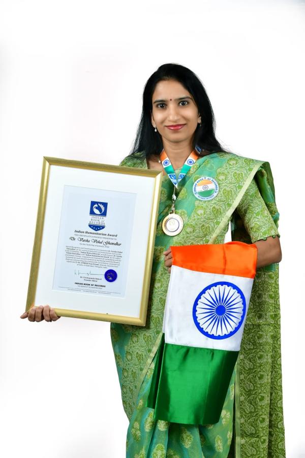Dr. Varsha Vishal Ghawalkar  Indian Humanitarian Award