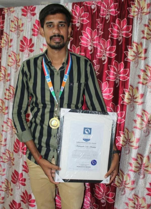 Sathapathi Sai Sandeep  Indian Humanitarian Award 