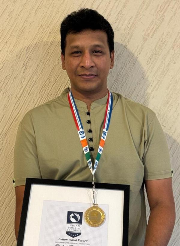 Dr. Amit Kumar C Jain  Indian World Record Holder