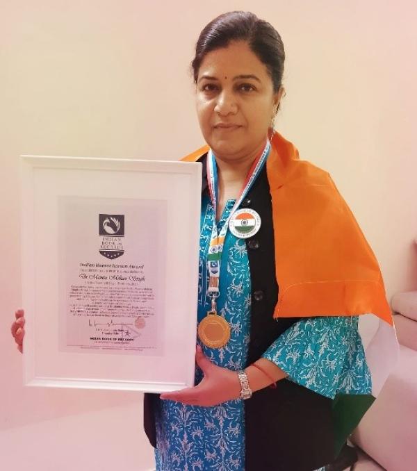Dr.Mamta Mohan Singh   Indian Humanitarian Award