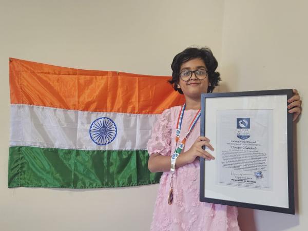 Taranya Kancharla  Indian World Record