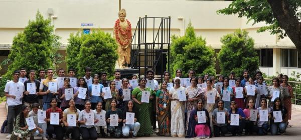 Bhavans Vivekananda Degree College  Indian World Record