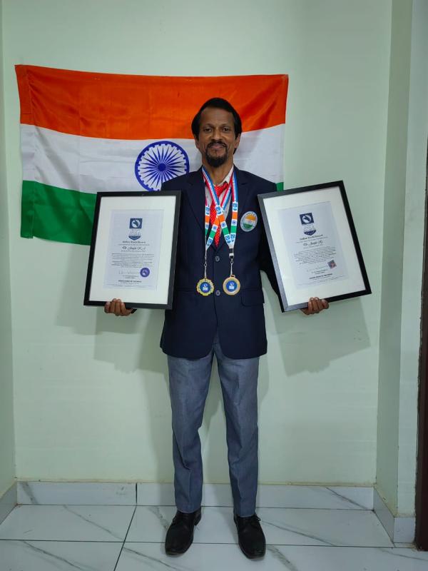 Dr Joseph Kj  Indian World Record