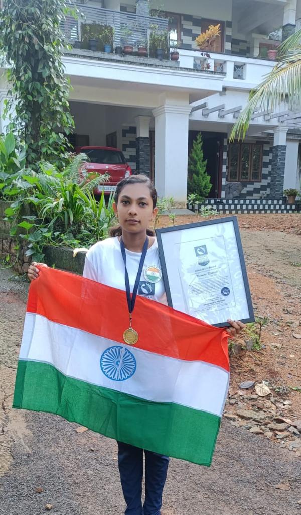 Praveena Pratheesh  Indian World Record