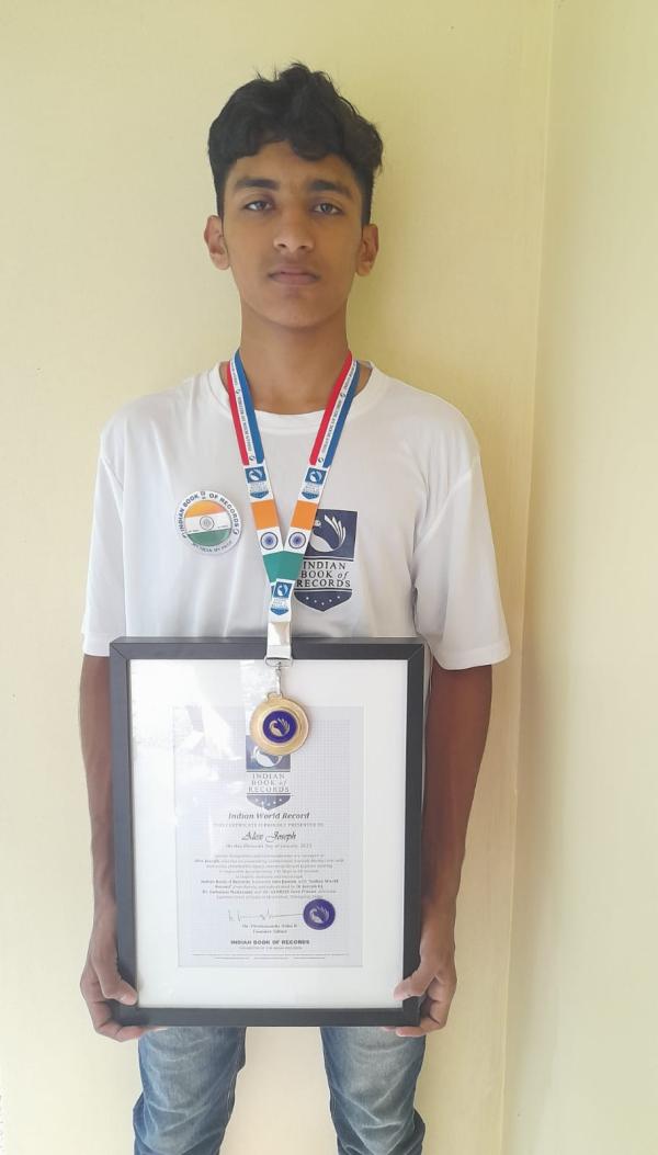 Alex Joseph  Indian World Record