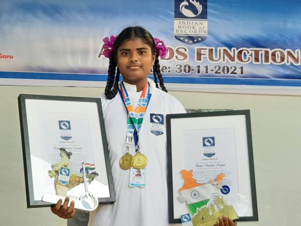 Punuri Deevena Kumari  INDIAN RECORD HOLDER