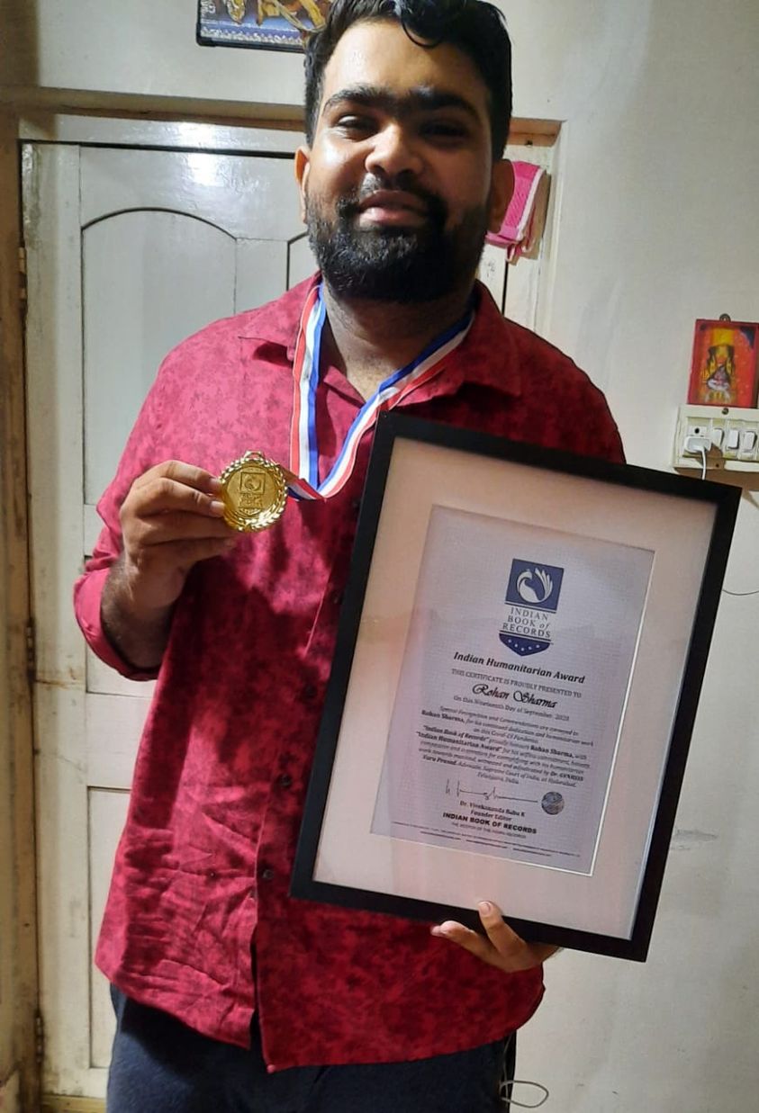 Indian Humanitarian Award - Rohan Sharma 