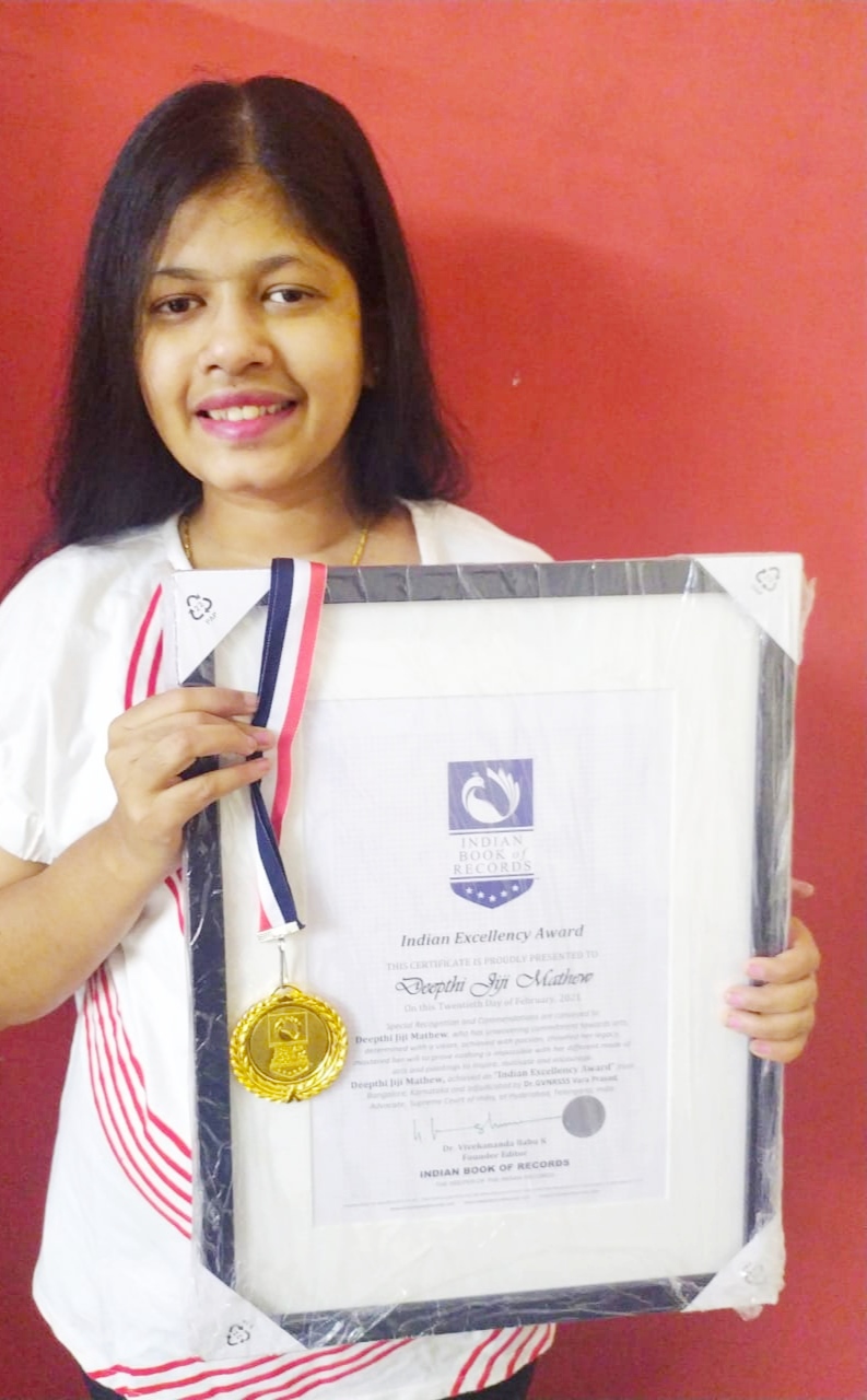 Deepthi Jiji Mathew - Indian Excellency Award