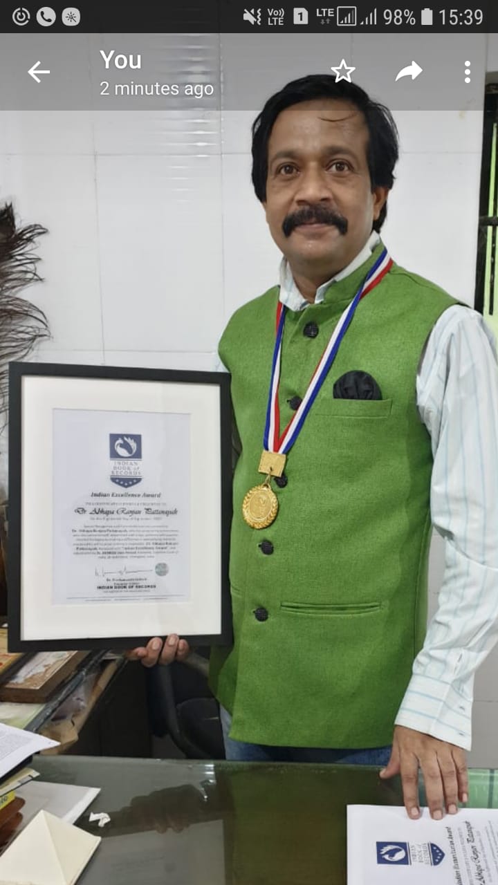 Indian Excellency Award - Dr Pattanayak