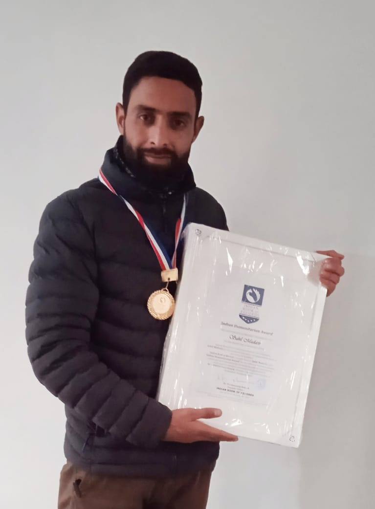 Sahil Mudasir - Indian Humanitarian Award