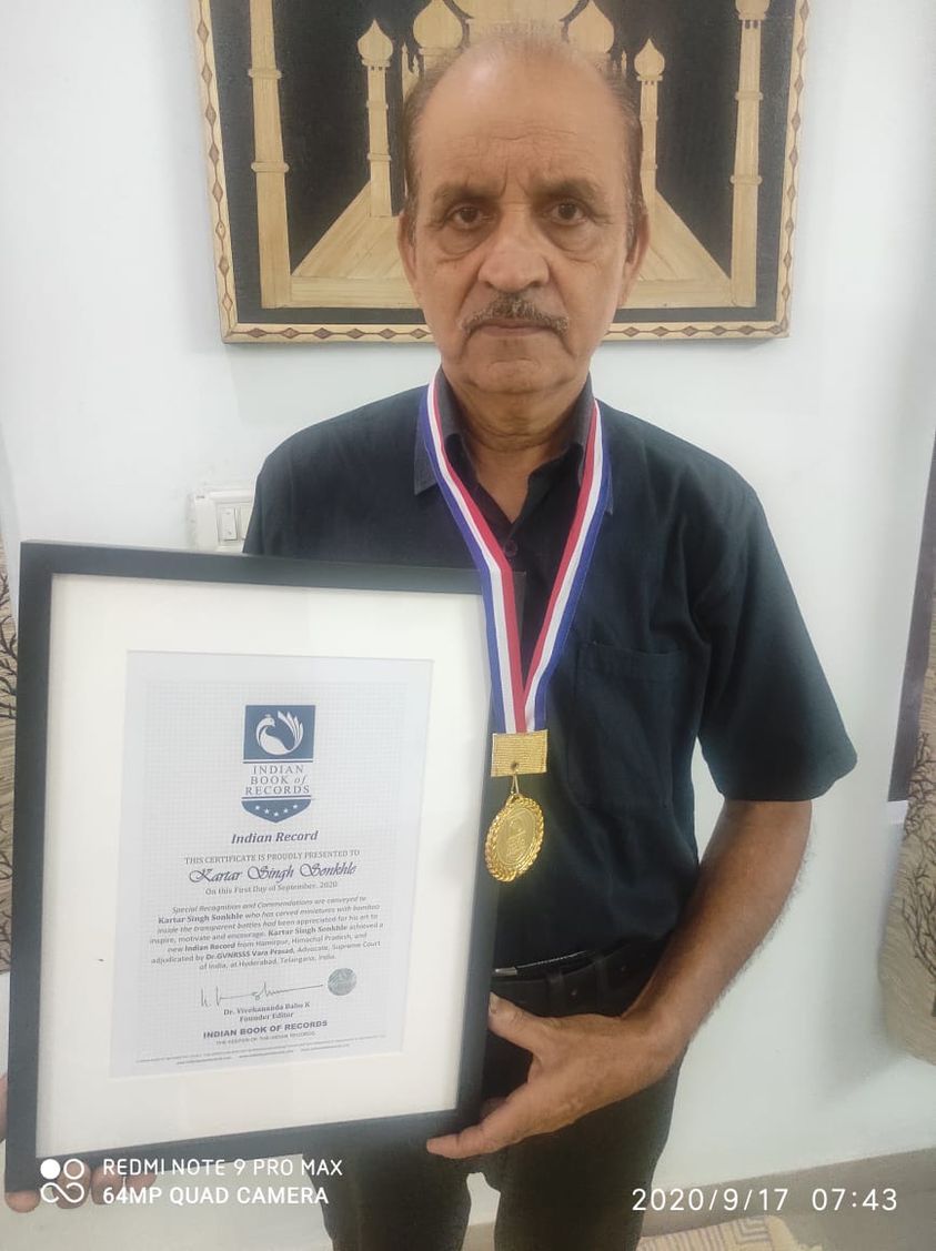 Kartar Singh Sonkhle - INDIAN EXCELLENCY AWARD